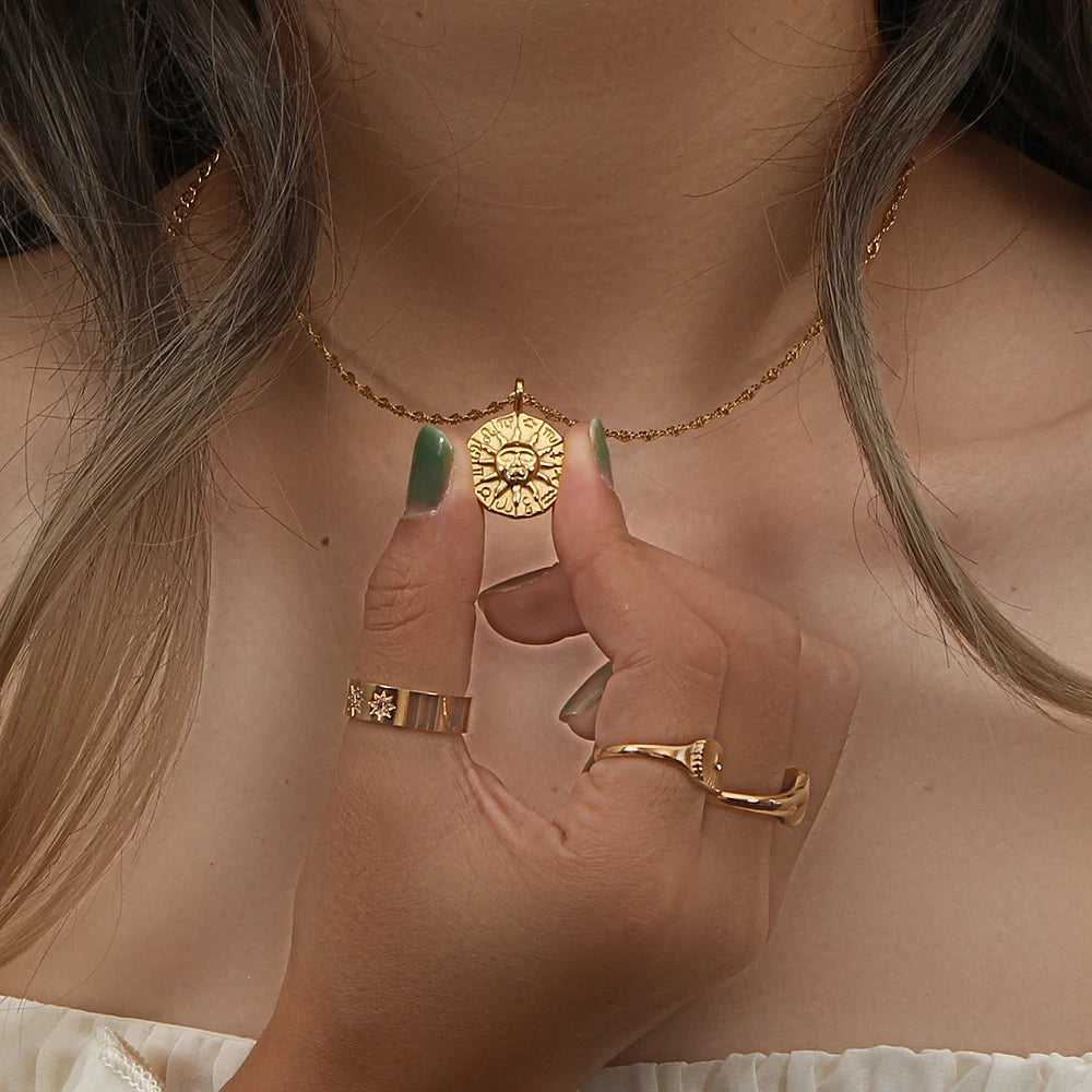 Zodiac Sun Necklace