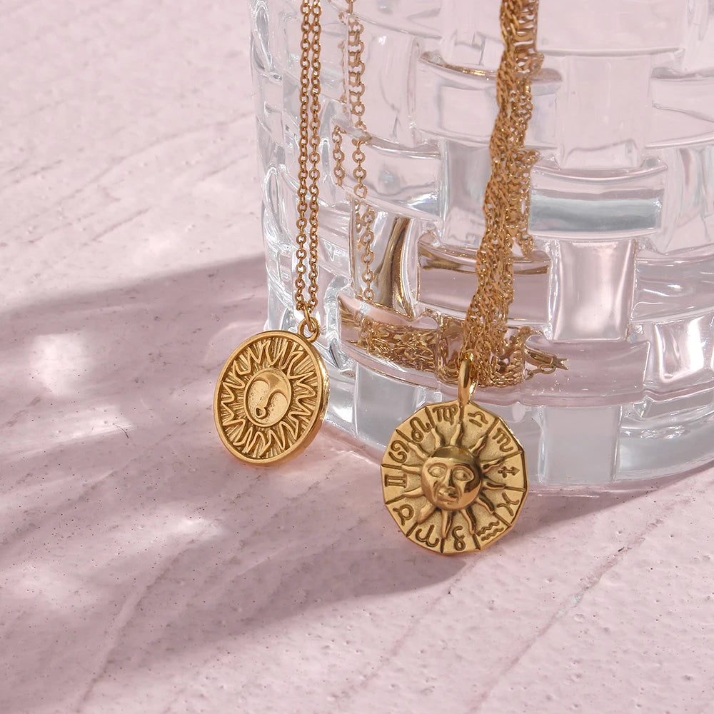 Zodiac Sun Necklace
