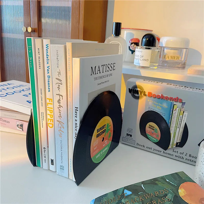 Vinyl Record Bookends
