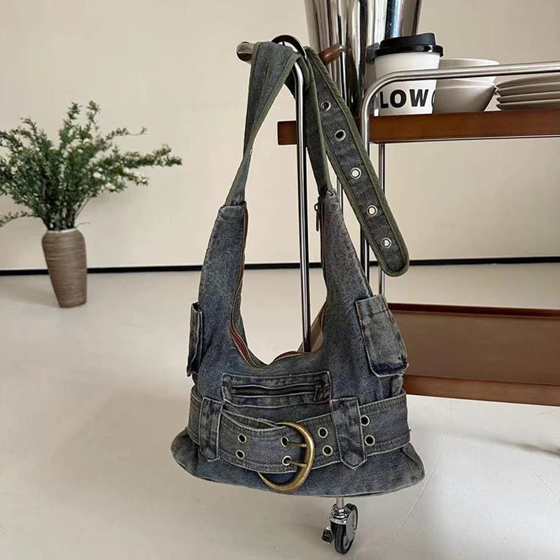 Denim Shoulder Bag