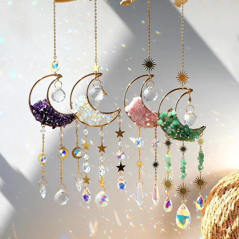 Moon Crystal Suncatcher