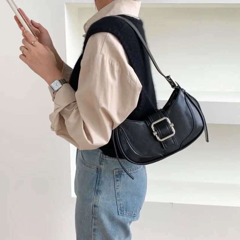 Crescent Baguette Bag