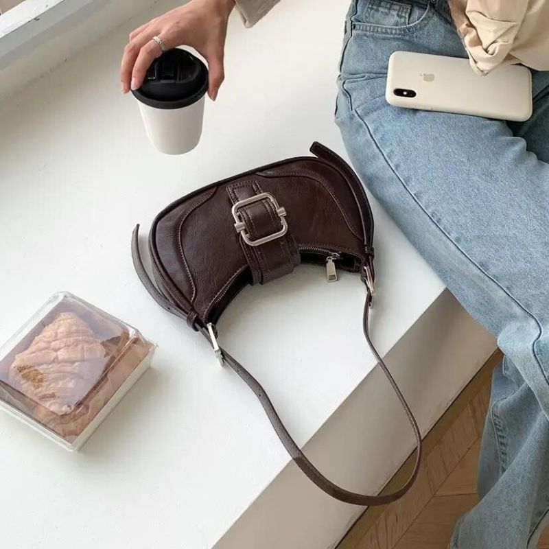 Crescent Baguette Bag
