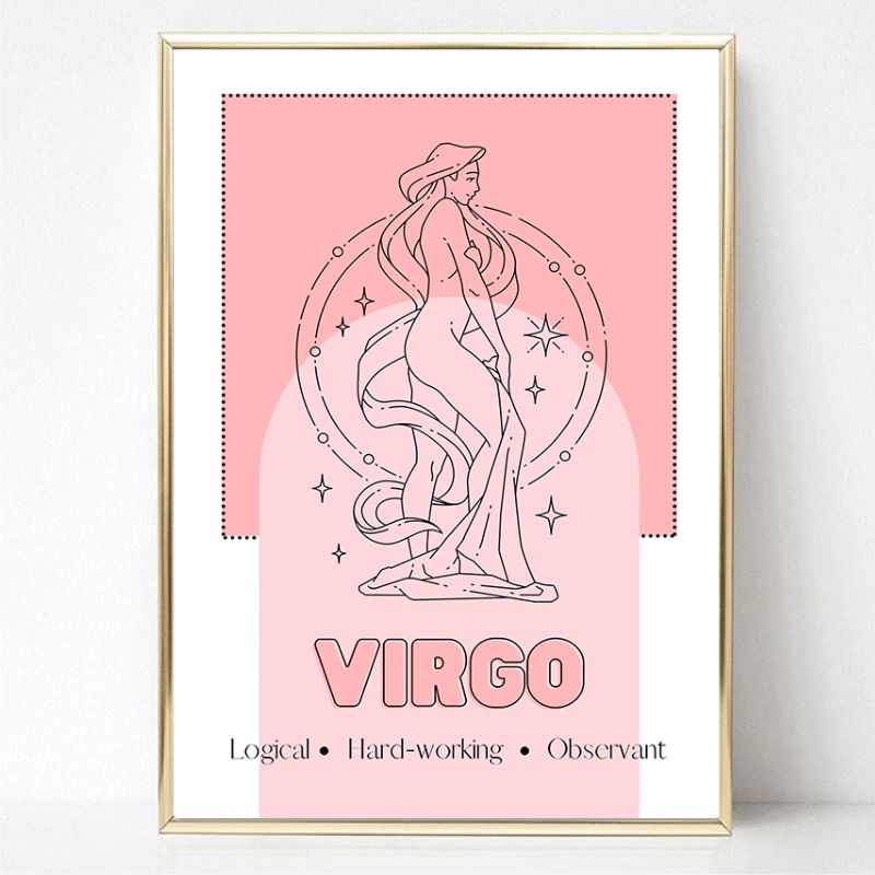 Pastel Zodiac Canvas Print