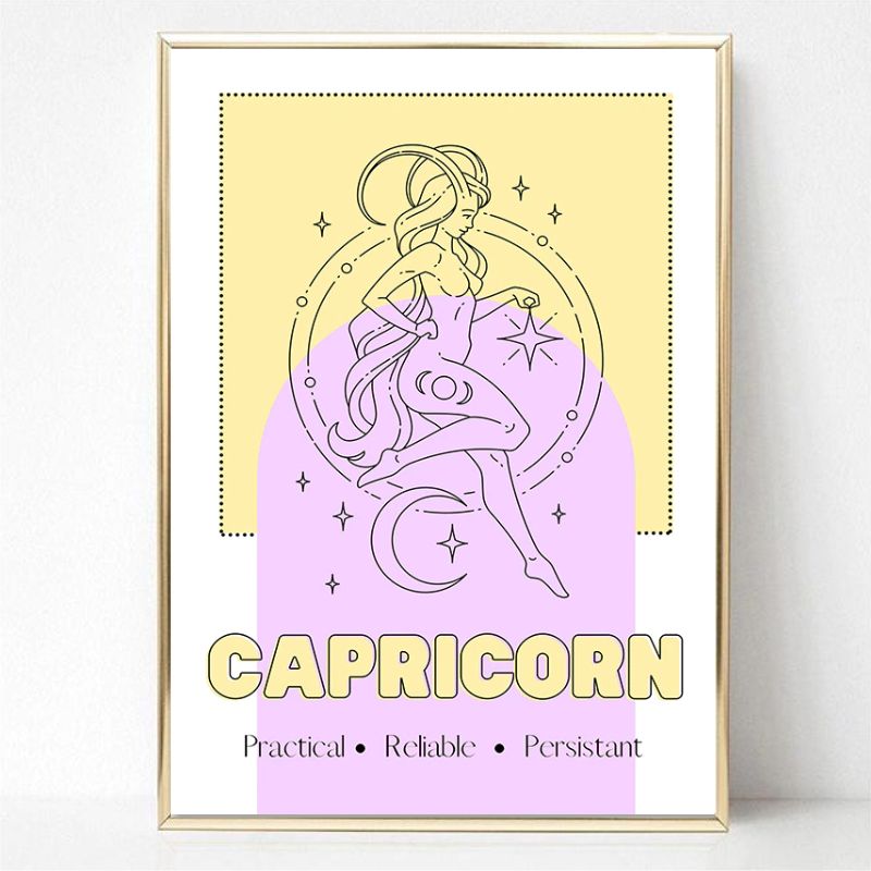 Pastel Zodiac Canvas Print