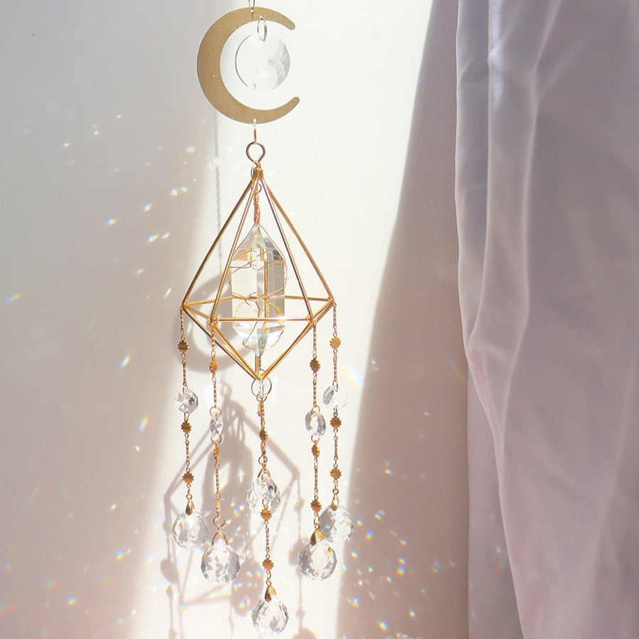Moon Crystal Suncatcher