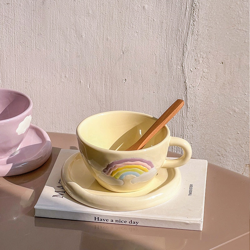Rainbow Cup & Saucer