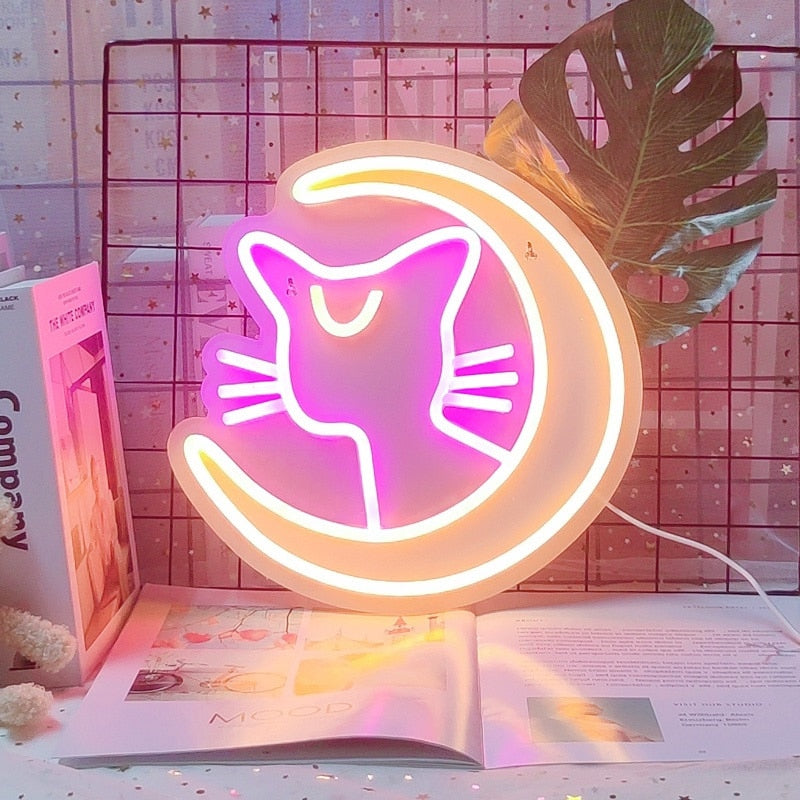 Neon Cat