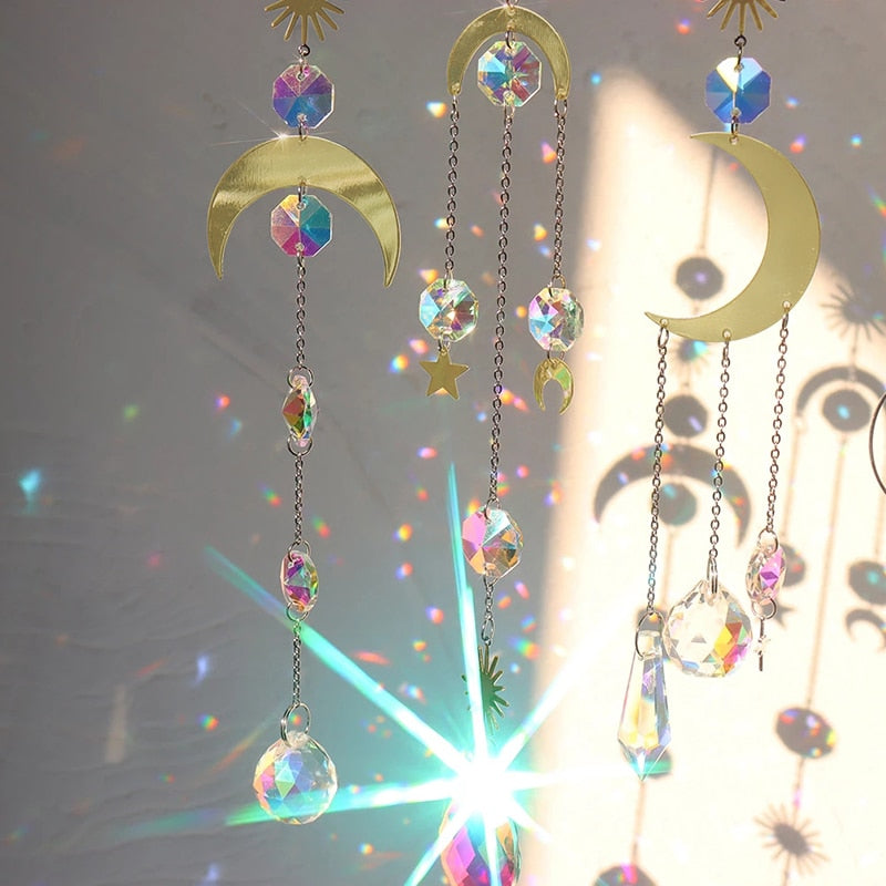 Moon Crystal Suncatcher