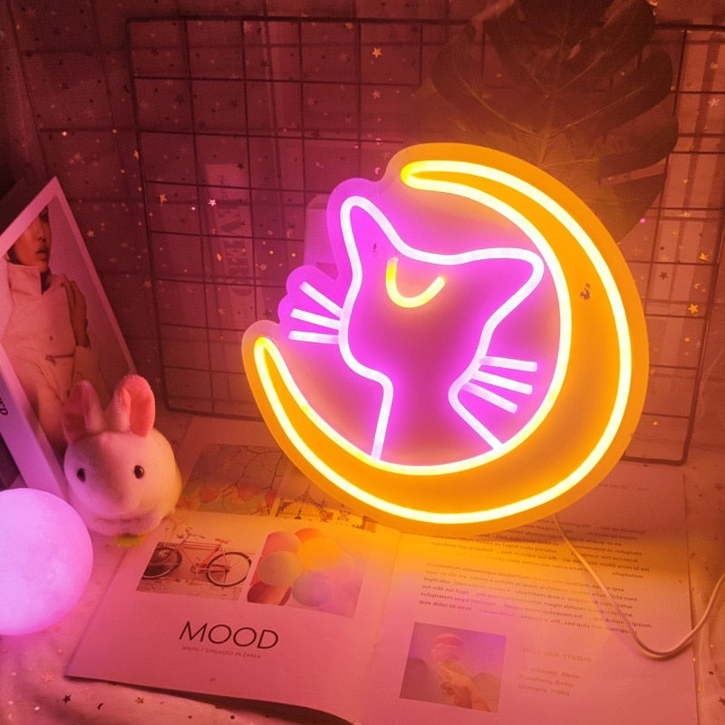 Neon Cat