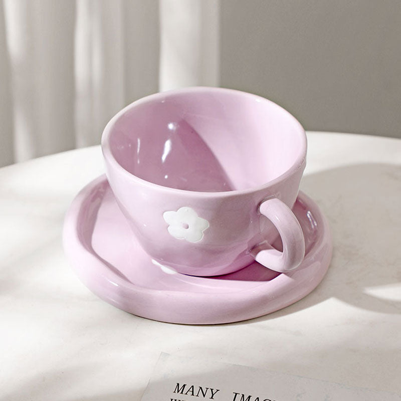 Flower Cup & Saucer