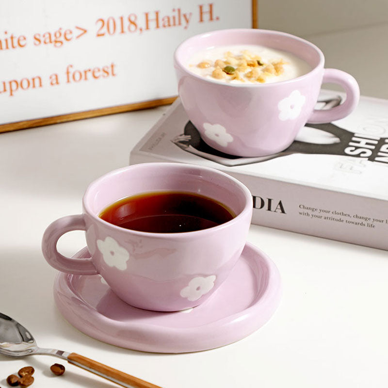 Flower Cup & Saucer
