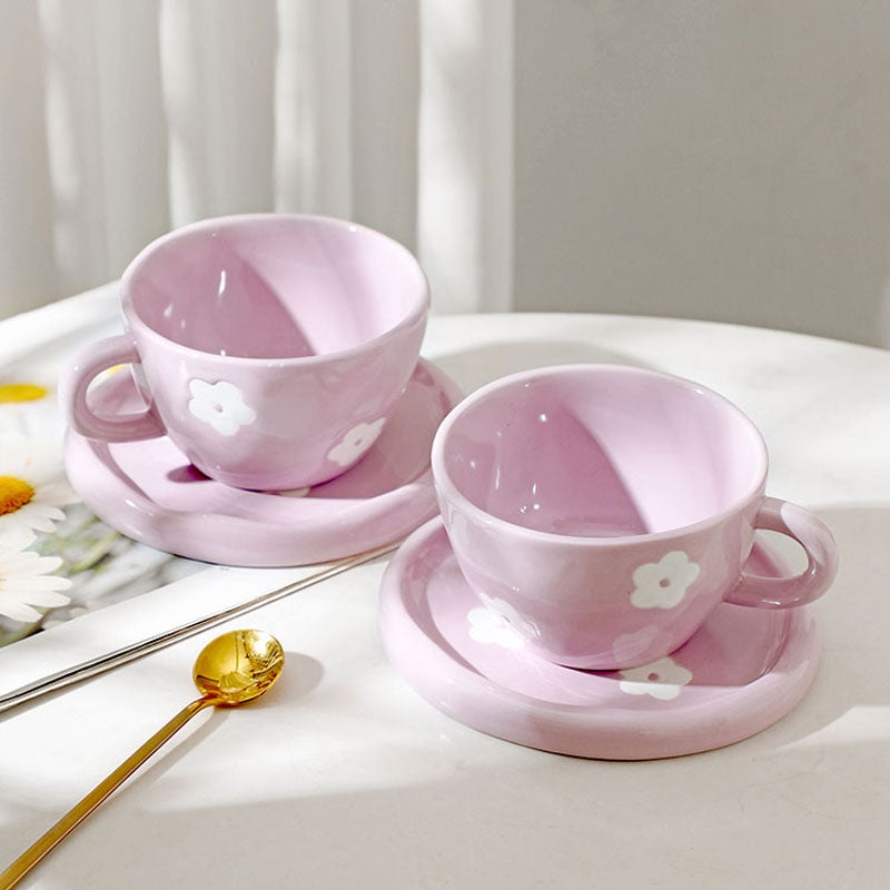 Flower Cup & Saucer