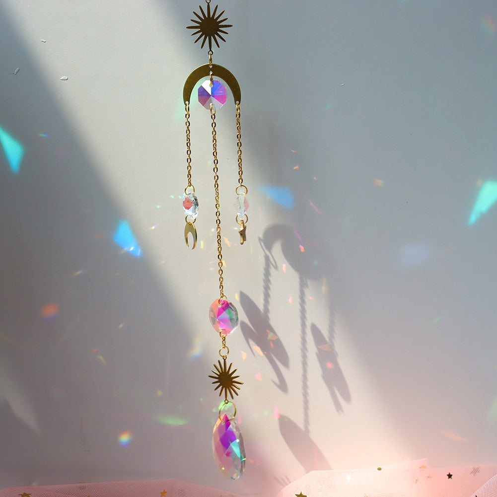 Moon Crystal Suncatcher