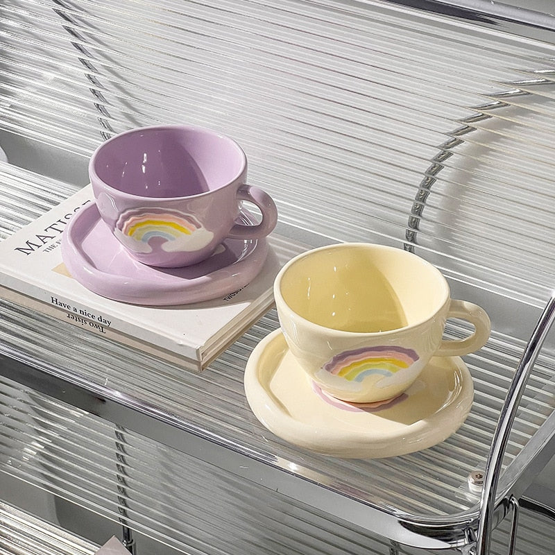 Rainbow Cup & Saucer