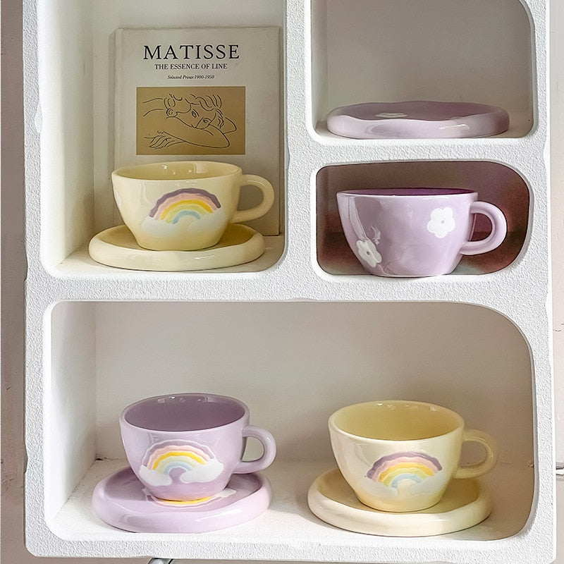 Rainbow Cup & Saucer