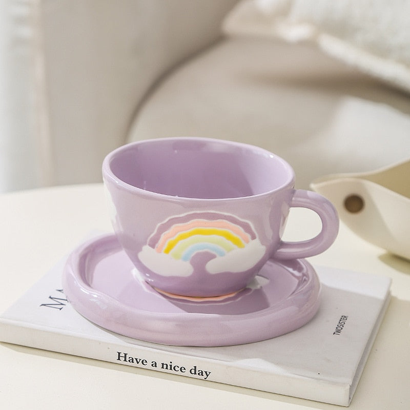 Rainbow Cup & Saucer