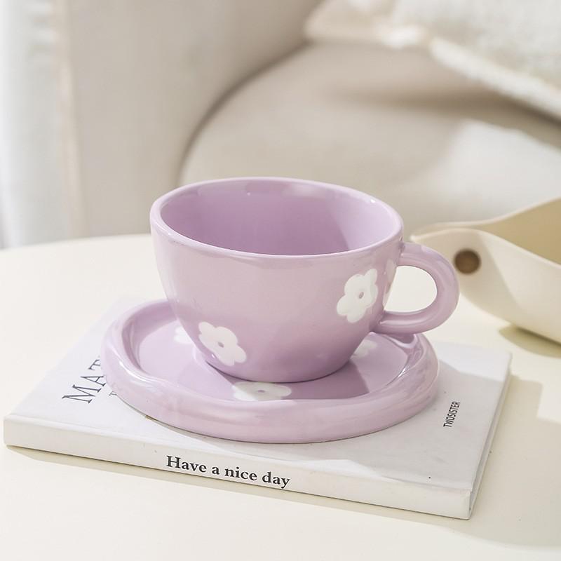 Flower Cup & Saucer