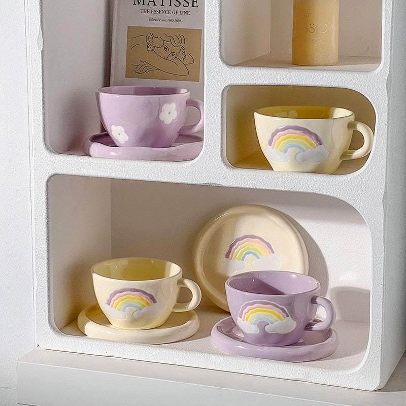 Flower Cup & Saucer