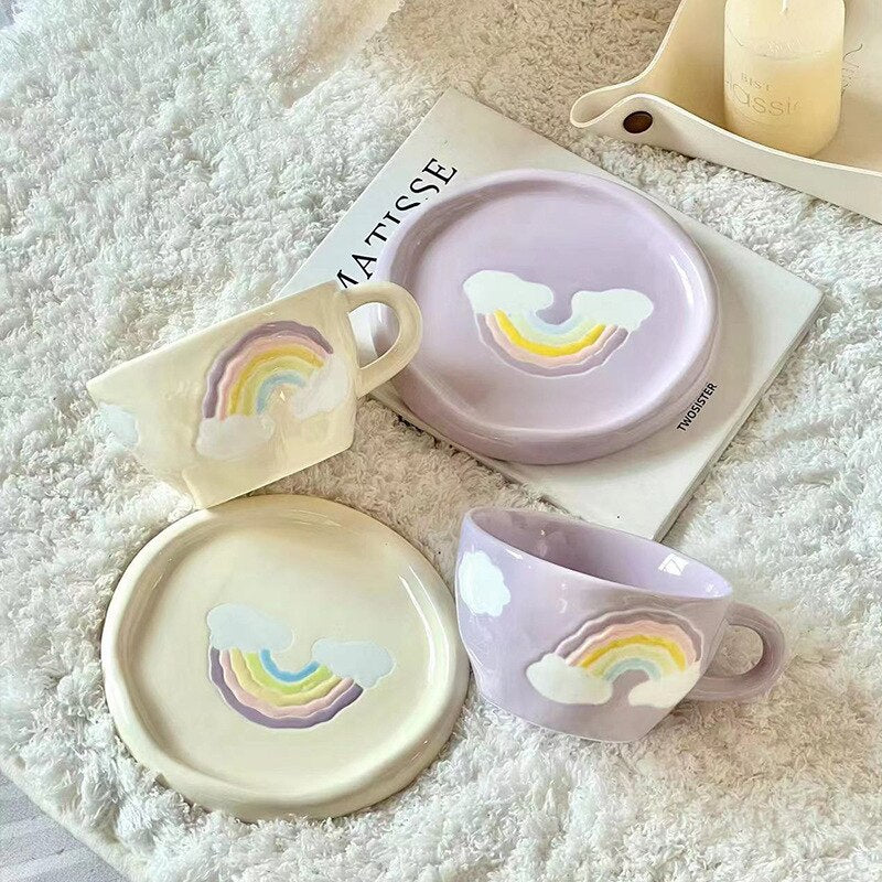 Rainbow Cup & Saucer