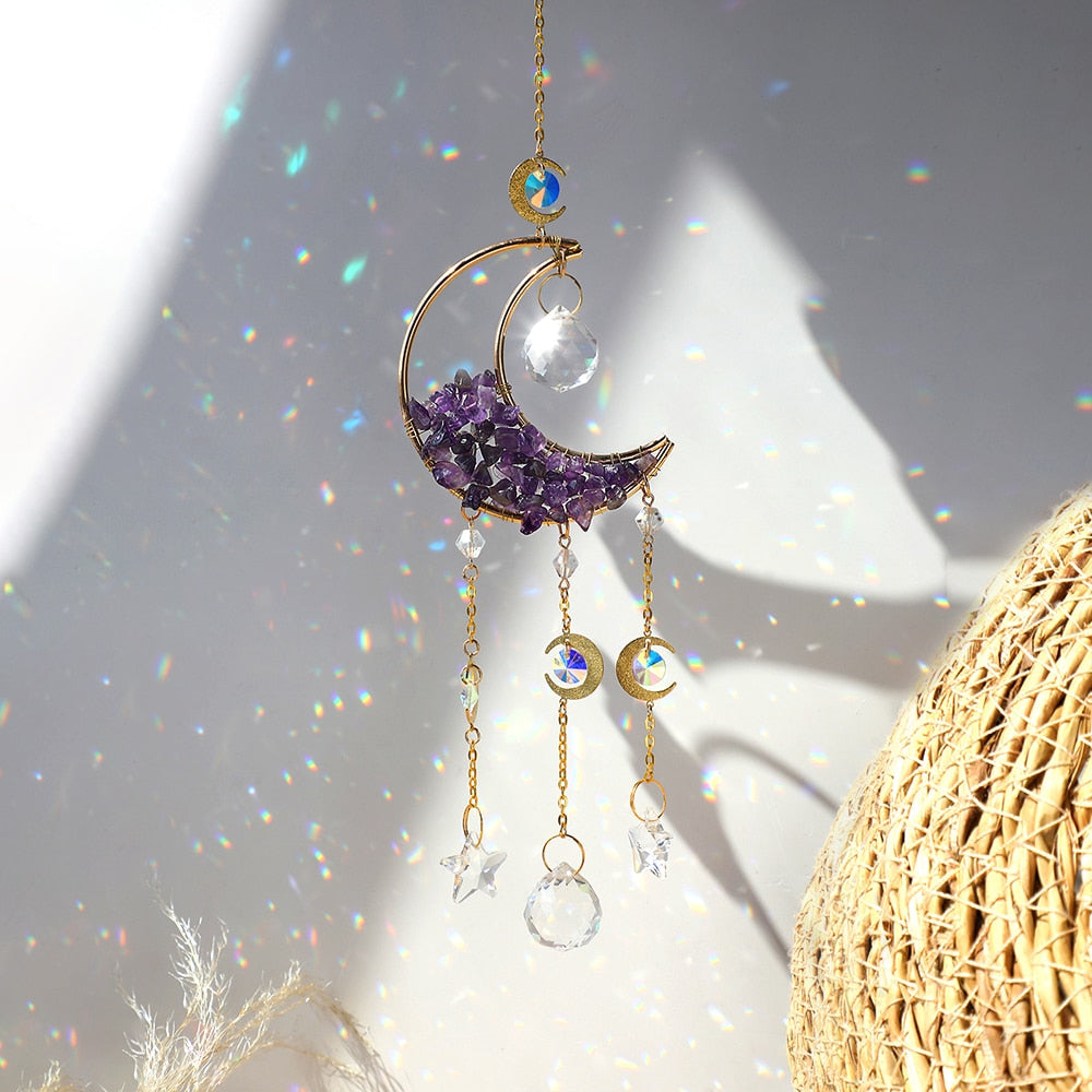 Moon Crystal Suncatcher