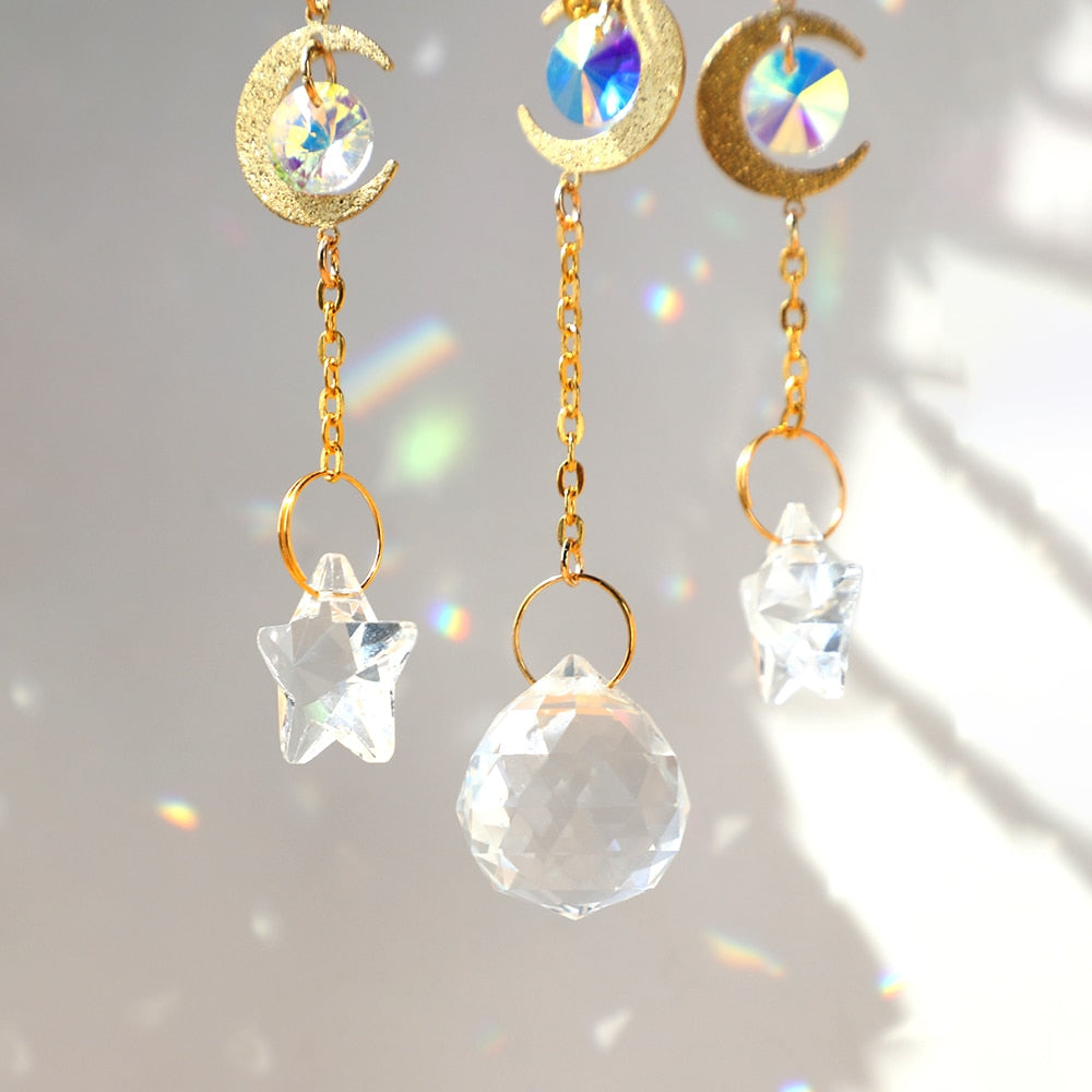 Moon Crystal Suncatcher
