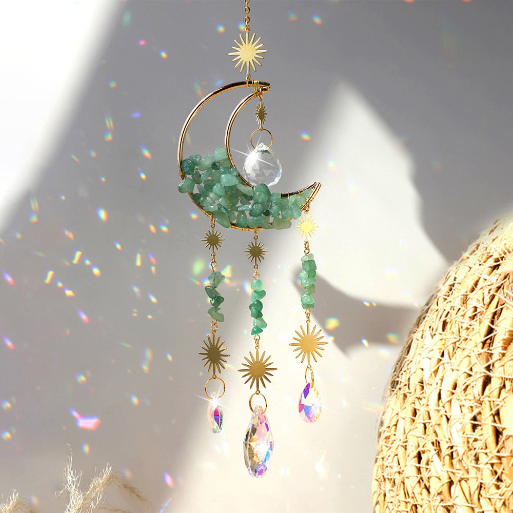 Moon Crystal Suncatcher