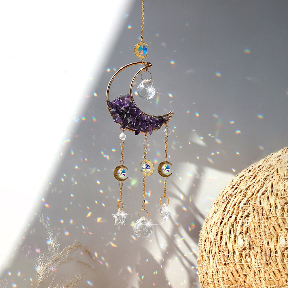 Moon Crystal Suncatcher