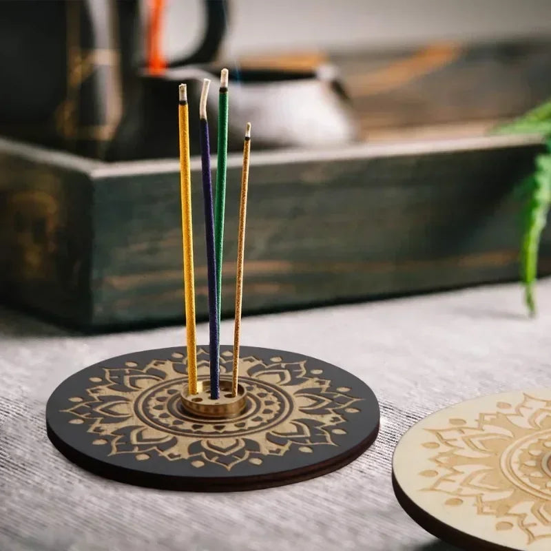 Wooden Incense Holder