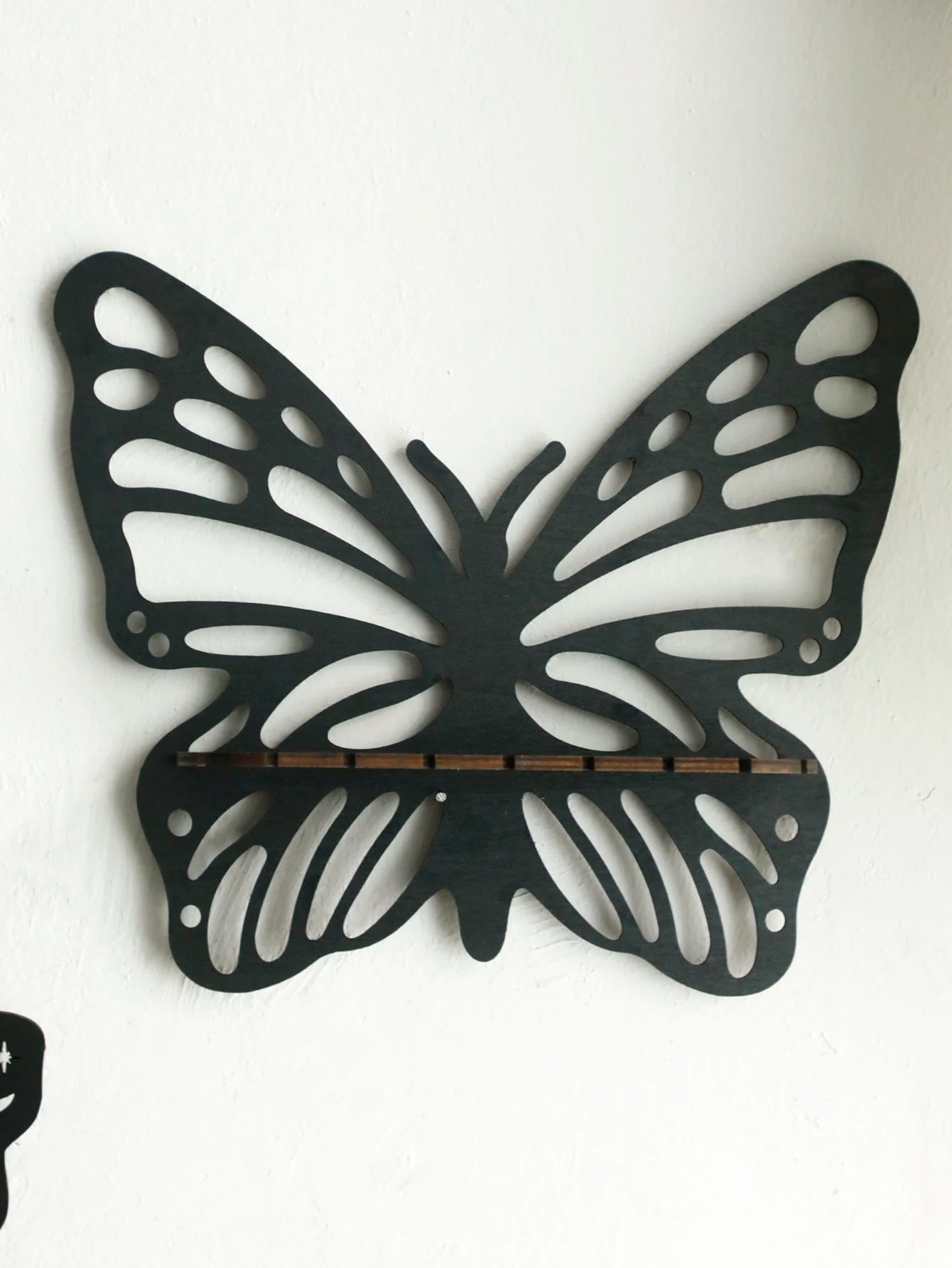 Wooden Butterfly Shelf Set